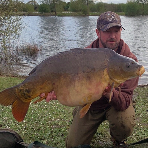 Paul King 32lb mirror carp