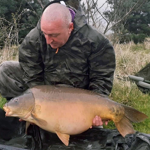 Wayne Morton with a fish of 35lb 6oz